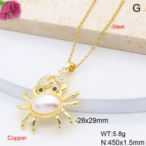 F6N408892vail-L017  Fashion Copper Necklace