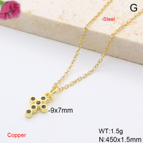 F6N408893vaia-L017  Fashion Copper Necklace