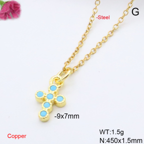 F6N408894vaia-L017  Fashion Copper Necklace