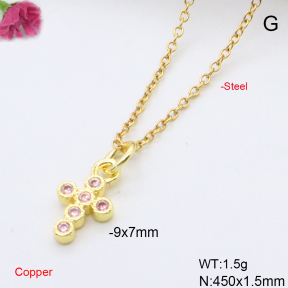 F6N408895vaia-L017  Fashion Copper Necklace