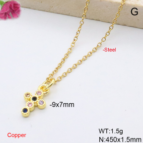 F6N408896vaia-L017  Fashion Copper Necklace