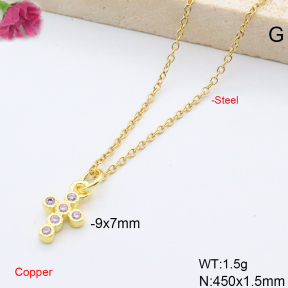 F6N408899vaia-L017  Fashion Copper Necklace