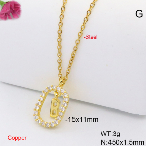 F6N408903vail-L017  Fashion Copper Necklace