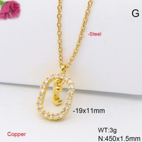 F6N408904vail-L017  Fashion Copper Necklace