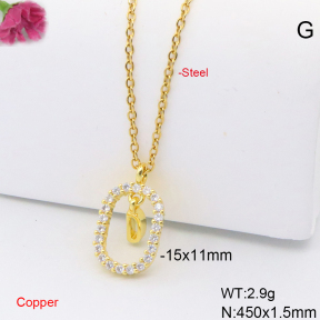 F6N408905vail-L017  Fashion Copper Necklace