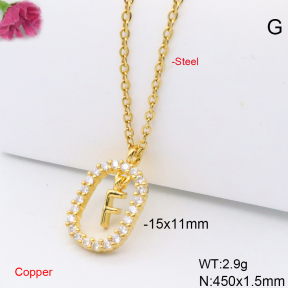 F6N408907vail-L017  Fashion Copper Necklace