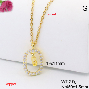 F6N408908vail-L017  Fashion Copper Necklace