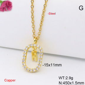 F6N408909vail-L017  Fashion Copper Necklace