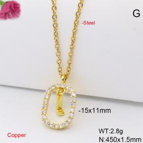 F6N408913vail-L017  Fashion Copper Necklace