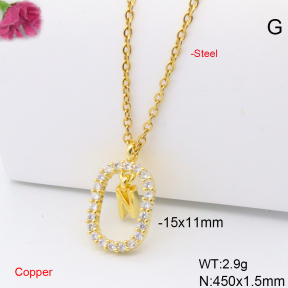 F6N408915vail-L017  Fashion Copper Necklace