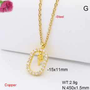 F6N408917vail-L017  Fashion Copper Necklace