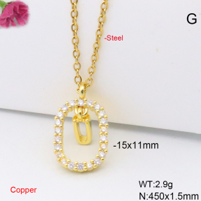 F6N408922vail-L017  Fashion Copper Necklace