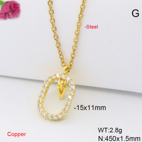 F6N408923vail-L017  Fashion Copper Necklace