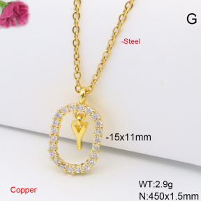 F6N408926vail-L017  Fashion Copper Necklace