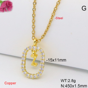 F6N408927vail-L017  Fashion Copper Necklace