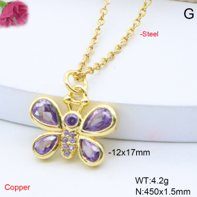 F6N408932aakl-L017  Fashion Copper Necklace