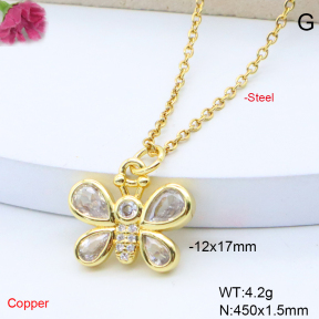 F6N408933aakl-L017  Fashion Copper Necklace