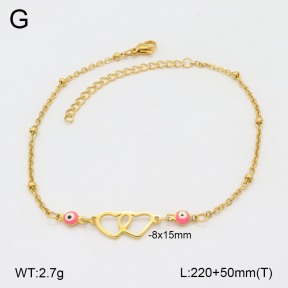 2A9001691aakl-350  Stainless Steel Anklets