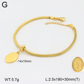 2B2004551bbml-355  Stainless Steel Bracelet