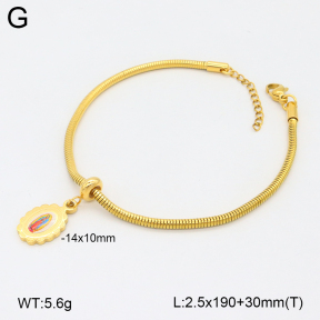 2B3004124bbml-355  Stainless Steel Bracelet