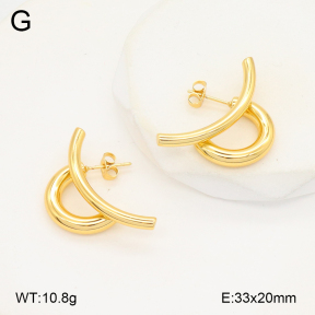 2E2006240ablb-434  Stainless Steel Earrings