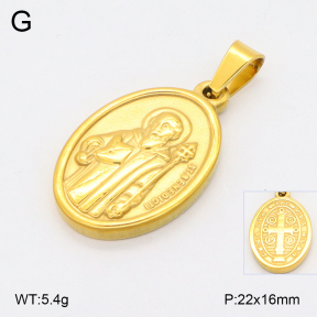 2P2004651aajl-355  Stainless Steel Pendant