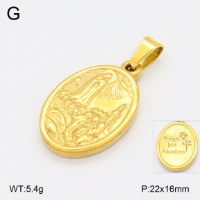 2P2004652aajl-355  Stainless Steel Pendant