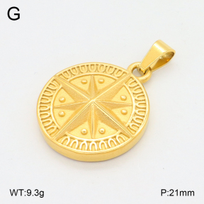 2P2004660aajl-355  Stainless Steel Pendant