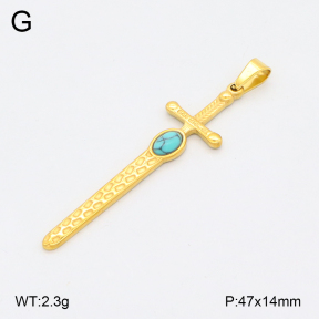 2P4001293aajl-355  Stainless Steel Pendant