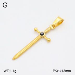 2P4001295aajl-355  Stainless Steel Pendant