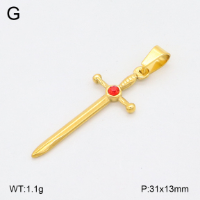 2P4001296aajl-355  Stainless Steel Pendant