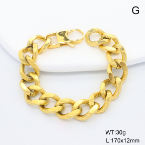 6B2004403bbov-908  Stainless Steel Bracelet