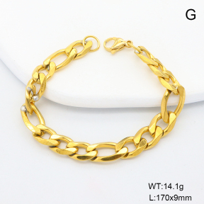 6B2004407vbll-908  Stainless Steel Bracelet