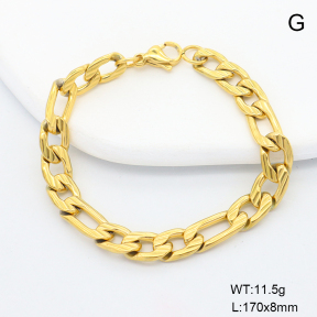 6B2004409ablb-908  Stainless Steel Bracelet