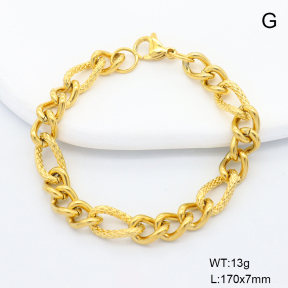 6B2004415vbll-908  Stainless Steel Bracelet