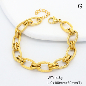 6B2004416vhkb-908  Stainless Steel Bracelet