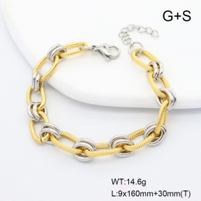 6B2004417ahjb-908  Stainless Steel Bracelet