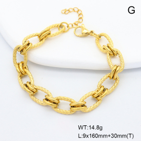 6B2004420vhkb-908  Stainless Steel Bracelet