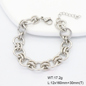 6B2004431bhia-908  Stainless Steel Bracelet