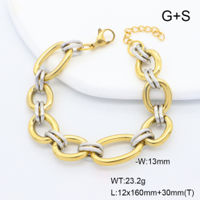 6B2004441ahjb-908  Stainless Steel Bracelet