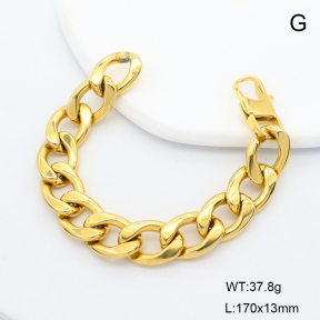 6B2004450bbov-908  Stainless Steel Bracelet