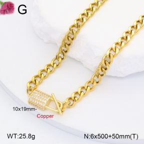 F2N401239bhia-J158  Fashion Copper Necklace