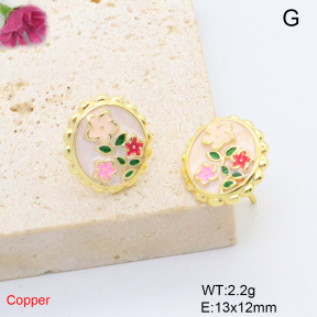 F6E302089baka-L017  Fashion Copper Earrings