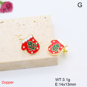 F6E302096baka-L017  Fashion Copper Earrings