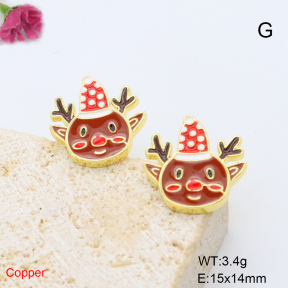 F6E302099baka-L017  Fashion Copper Earrings
