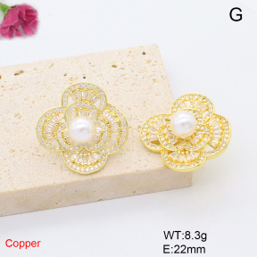 F6E405729bhia-L017  Fashion Copper Earrings