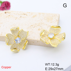 F6E405733bhia-L017  Fashion Copper Earrings