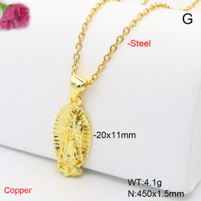 F6N201027vaia-L017  Fashion Copper Necklace