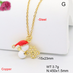 F6N301670avja-L017  Fashion Copper Necklace