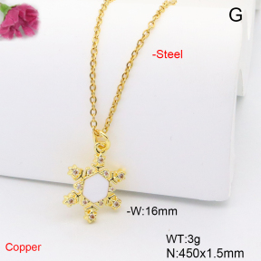 F6N408934vail-L017  Fashion Copper Necklace